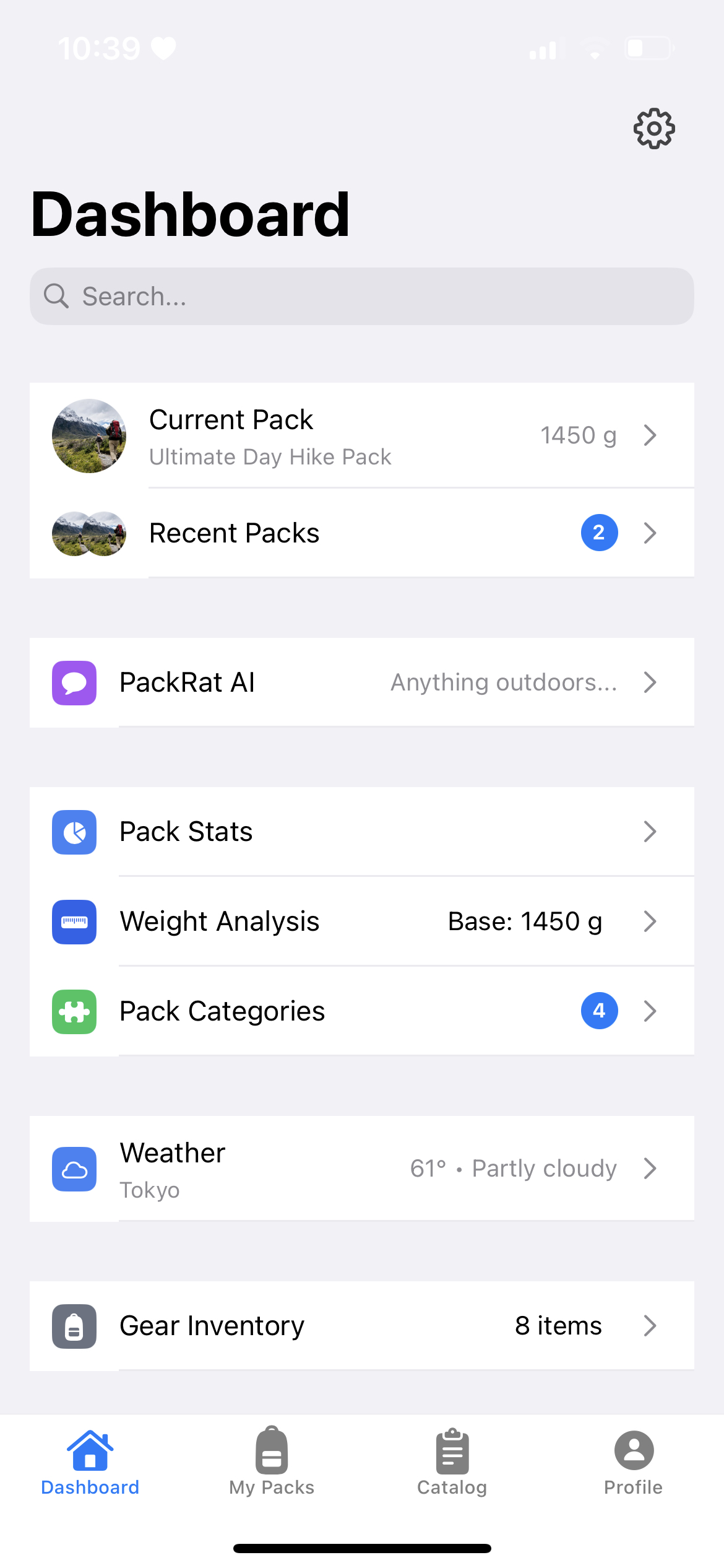 PackRat App